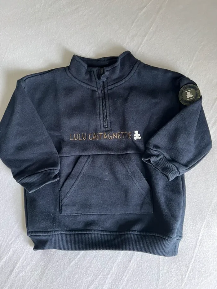 Sweat zippé lulu castagnette 18 M