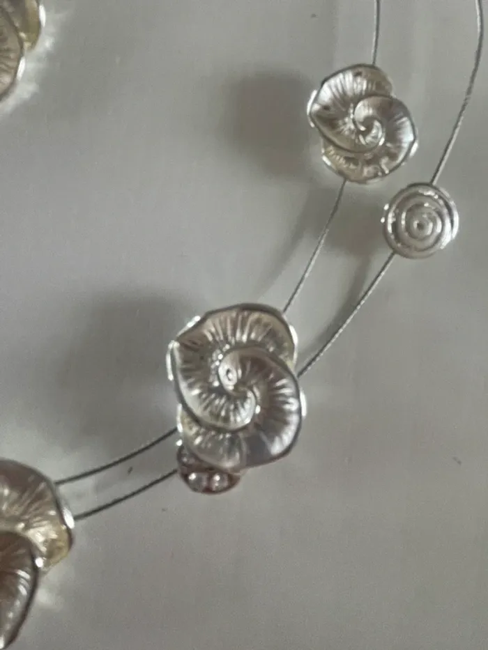 Parure fleur acie - photo numéro 2