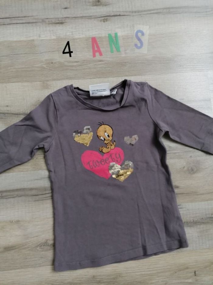 T-shirt 4 ans fille
