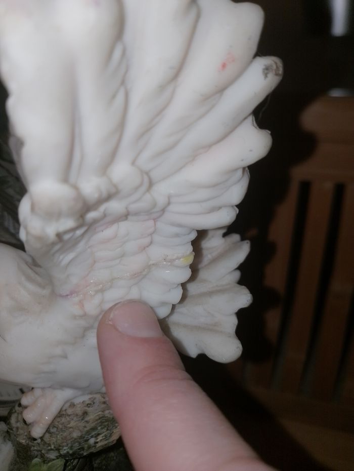 Horloge avec colombes - photo numéro 2