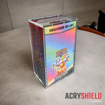 Protection acrylique premium pour display de bundle pokémon