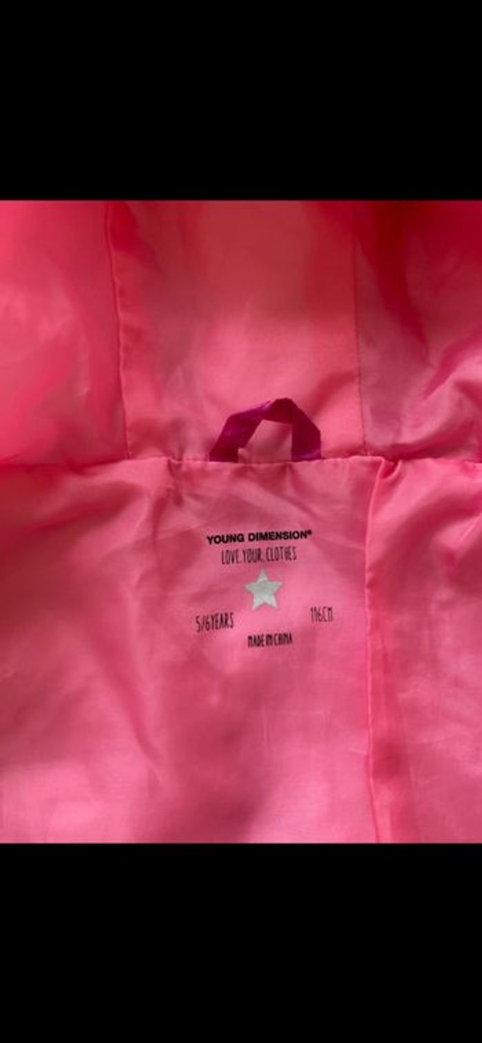 Doudoune à capuche rose 6 ans - photo numéro 9