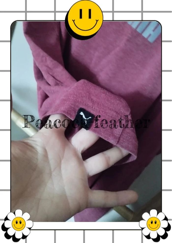 T-shirt bordeaux xxl Puma homme - photo numéro 5