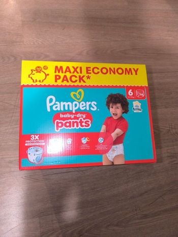 couche Pampers pants taille 6 