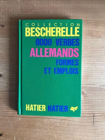 Livre bescherelle « 8000 verbes allemands »