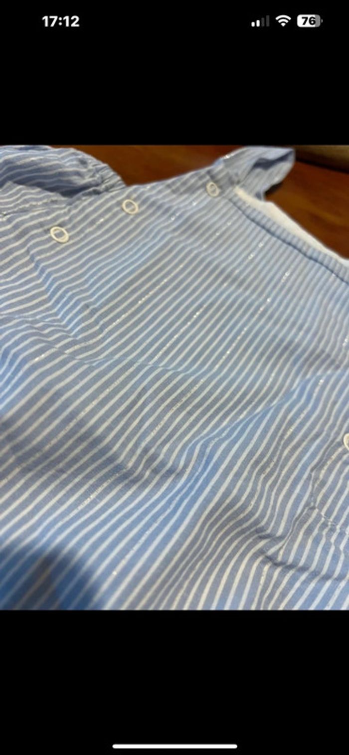 Salopette petit bateau fille 12 mois - photo numéro 6