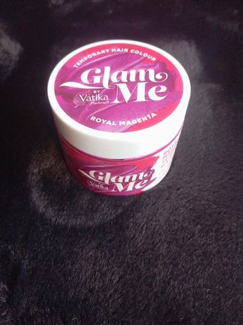 🎉 Pot de coloration temporaire Réutilisable Glam Me By Vatika Neuf 🎉 Coloris Royal Magenta magnifique couleur Valeur 15€
