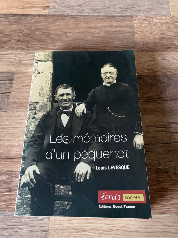 Livre broché dédicacé-Louis Levesque-Les  mémoires d’un péquenot