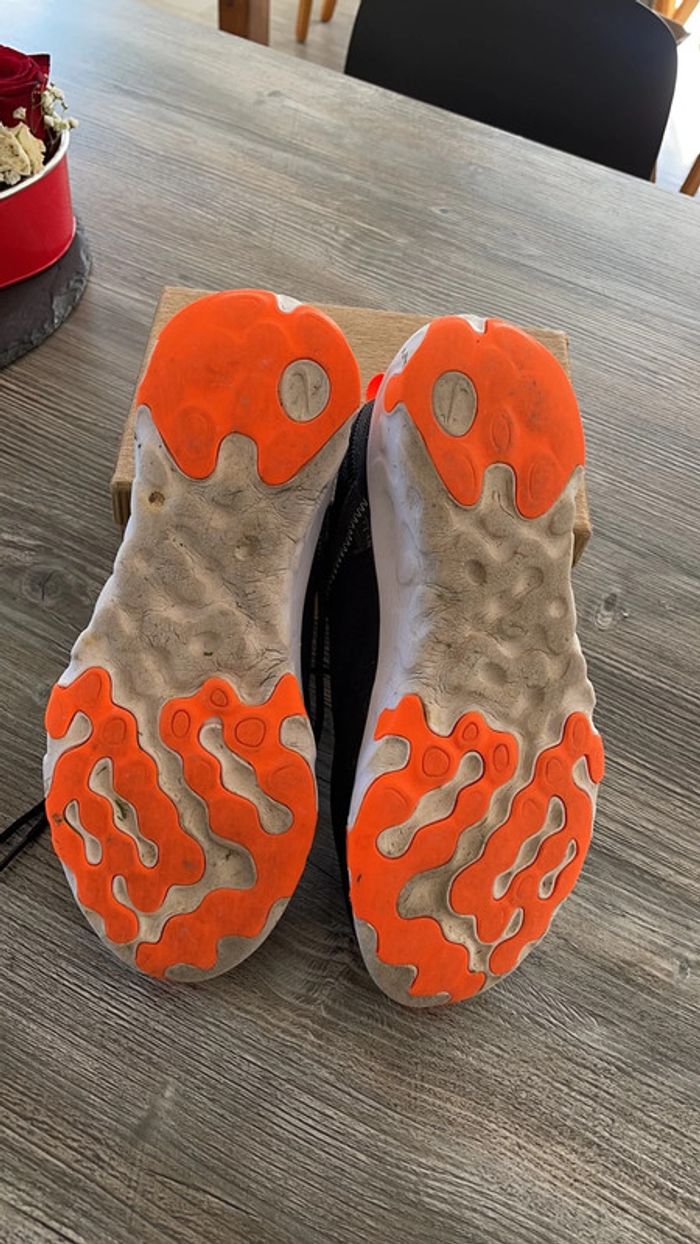 Basket Nike react élément noir orange T.38 - photo numéro 5