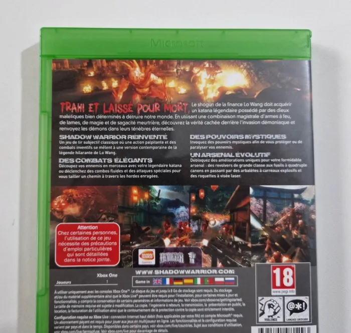 Jeux Xbox One Shadow Warrior - photo numéro 4