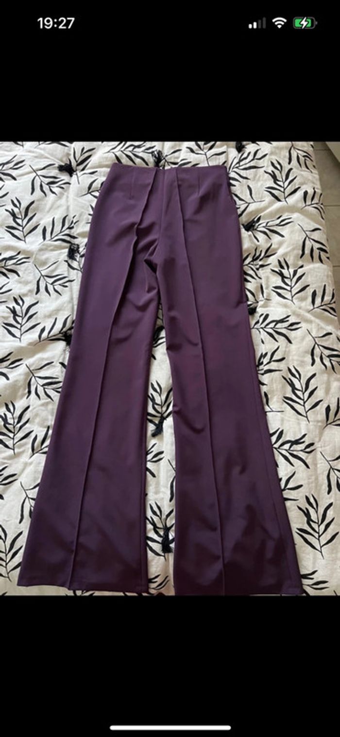 Pantalon femme violet - photo numéro 5