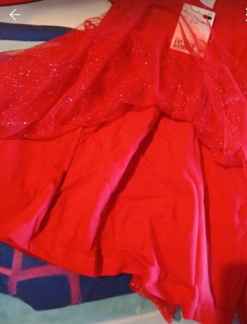 Robe satin tulle