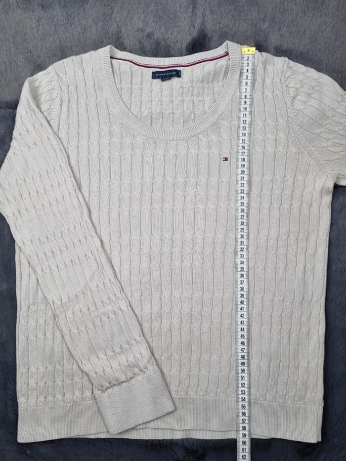 Sweat Tommy Hilfiger beige, M Femmes - photo numéro 7