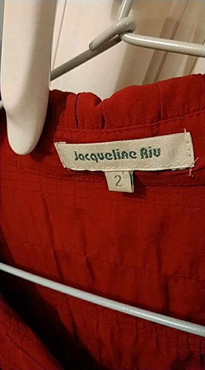 Chemisier rouge Jacqueline Riu taille 2 - photo numéro 2