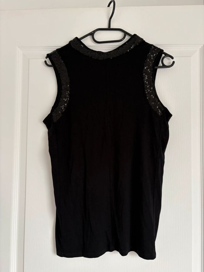 Ensemble été top noir Promod et jupe fleurie Mim M très bon état🖤 - photo numéro 5