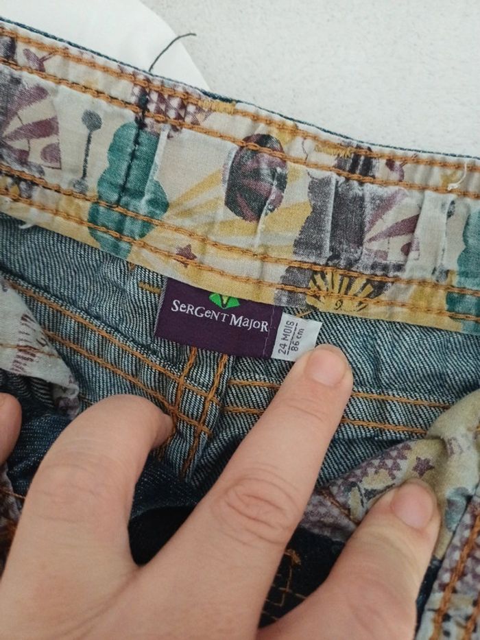 Jean et t-shirt 2 ans garçon Sergent major - photo numéro 4