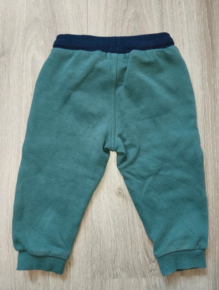 Ensemble jogging mignon 12 mois garçon In Extenso vert - photo numéro 10