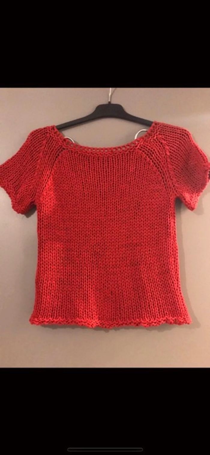 Top rouge neuf - photo numéro 2