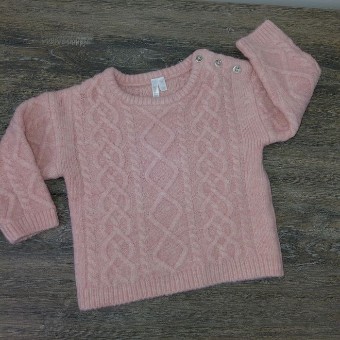 Orchestra - pull torsadé rose 9 mois