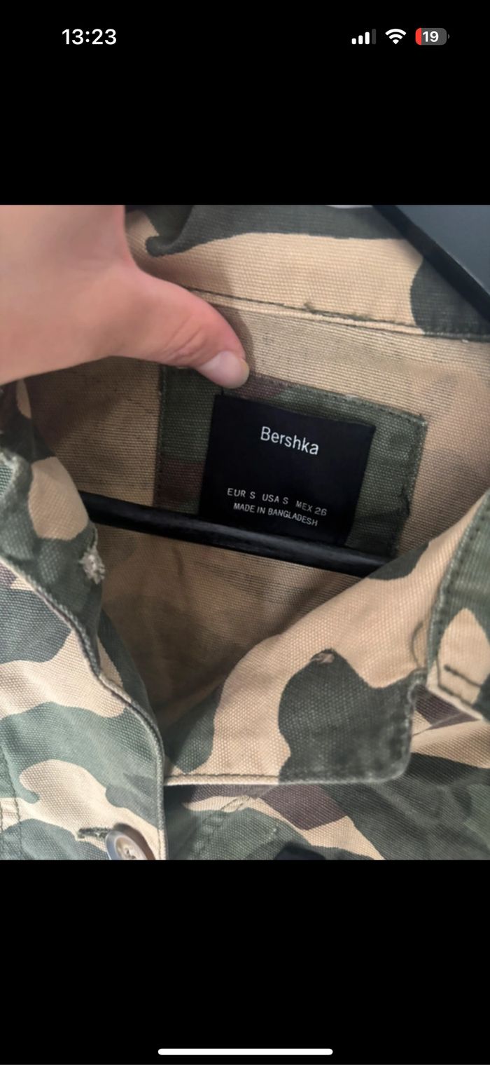 Veste mi saison imprimé militaire - photo numéro 3