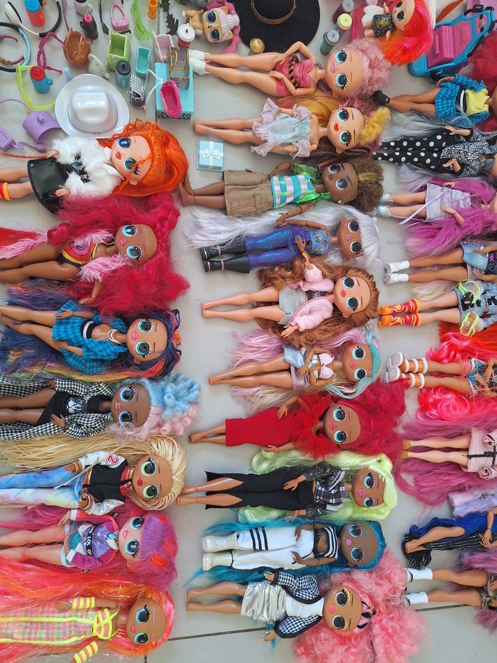 Lot collection poupées OMG LOL + animaux et accessoires - photo numéro 6