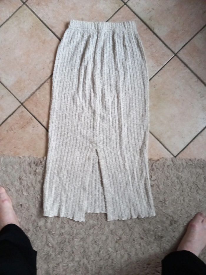🎀jupe longue coton acrylique T40 - photo numéro 3