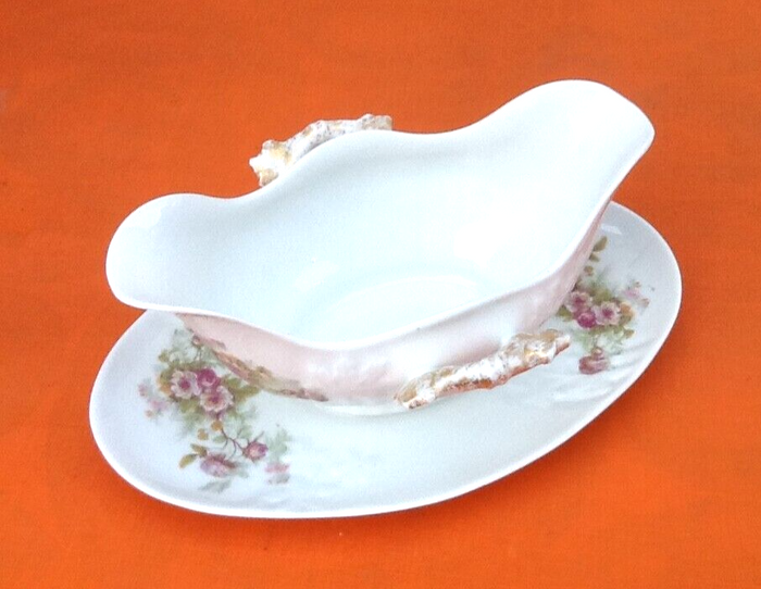 Années 1900 Saucière sur dormant Porcelaine - photo numéro 6