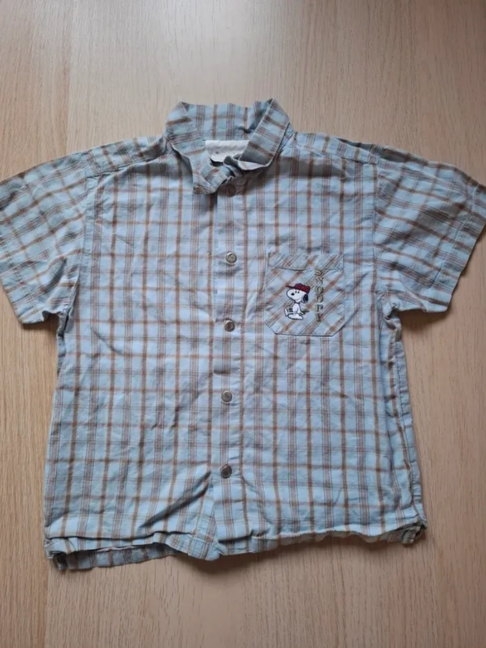 Ensemble chemise + veste en velours 6 ans - photo numéro 2