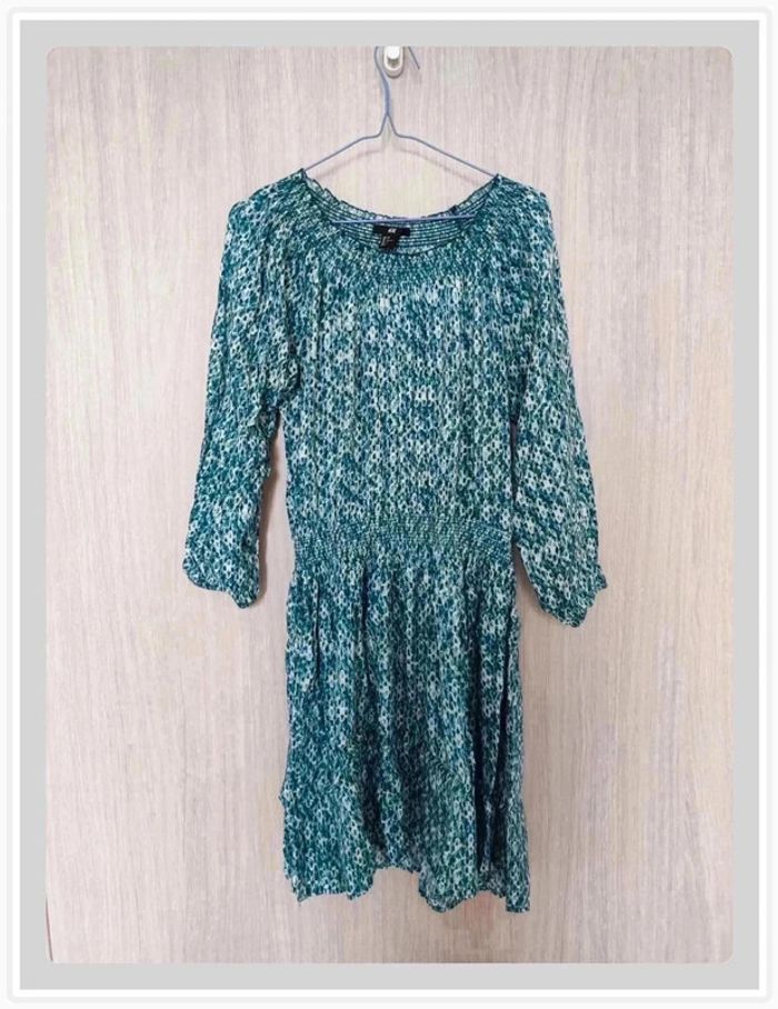 Robe smockée, h&m
