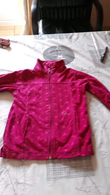 Veste violette rose 8 ans