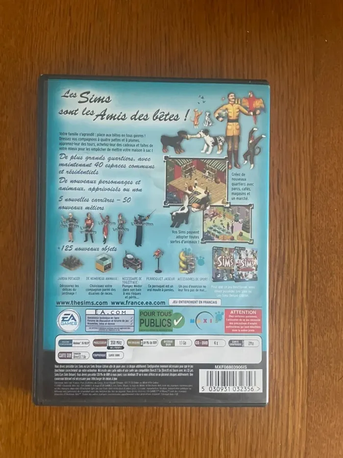 Jeu Pc les sims entre chiens et chats - photo numéro 3