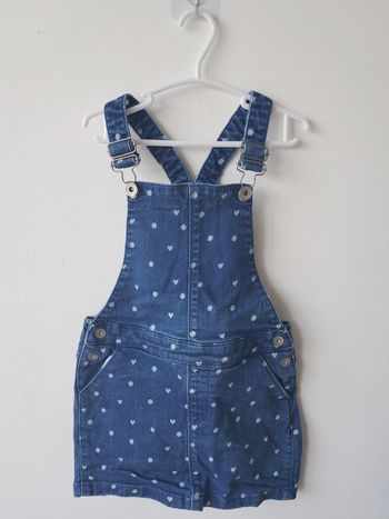 Robe salopette jean 6 ans