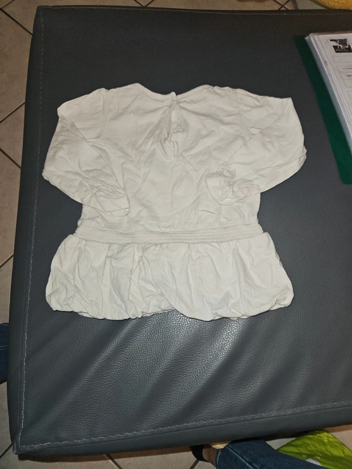 Tee shirt manche longue/tunique fille 2 ans - photo numéro 2