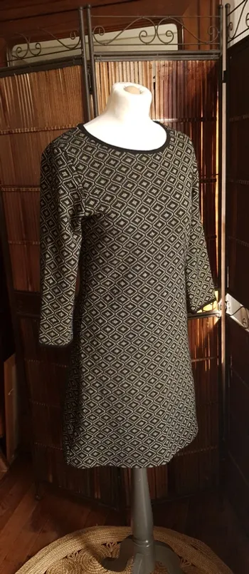 Robe noir et or "Promod" taille S