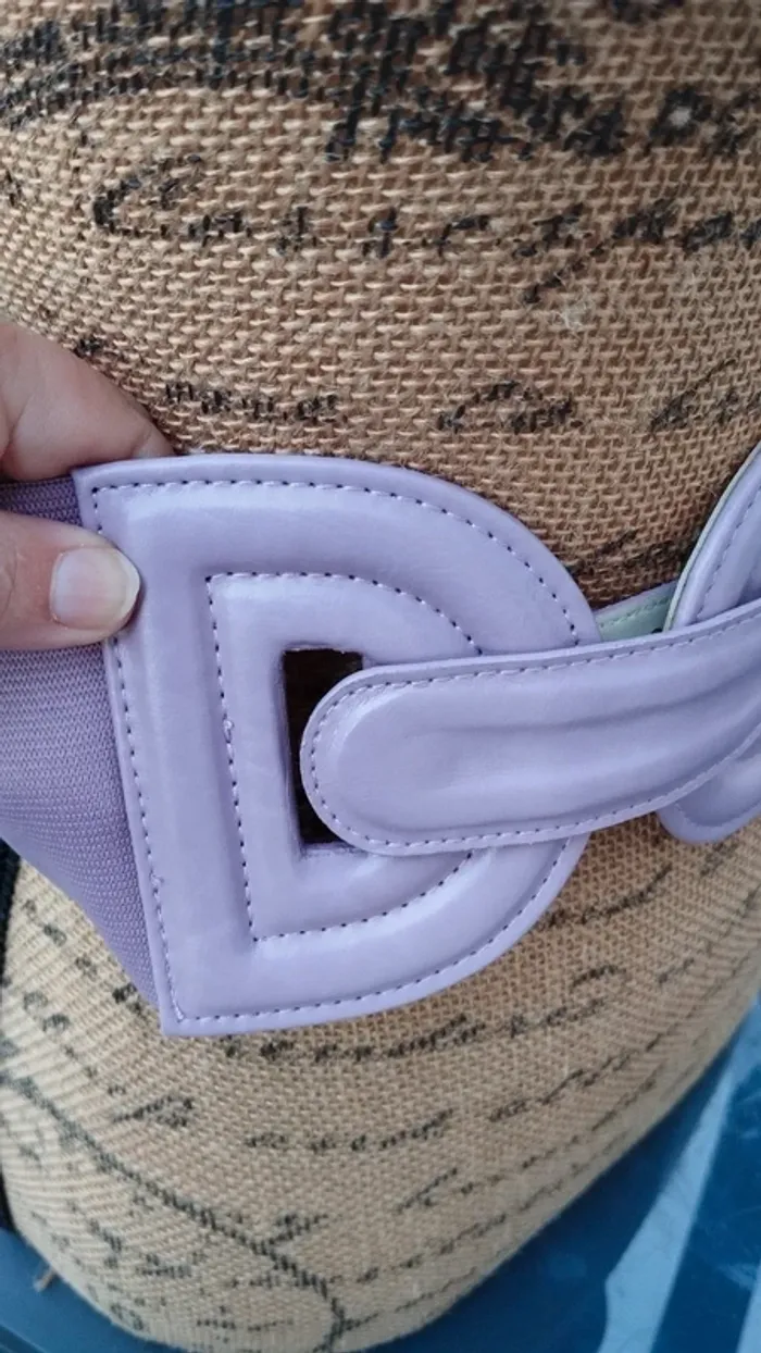 Ceinture élastique lilas 75 cm femme - photo numéro 7