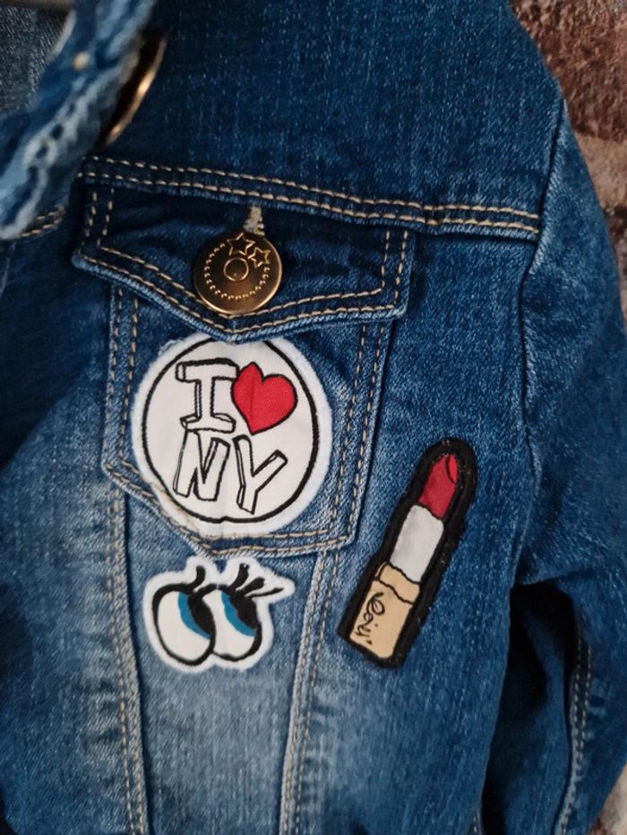 Veste en jean fille - Taille 8 ans - photo numéro 4