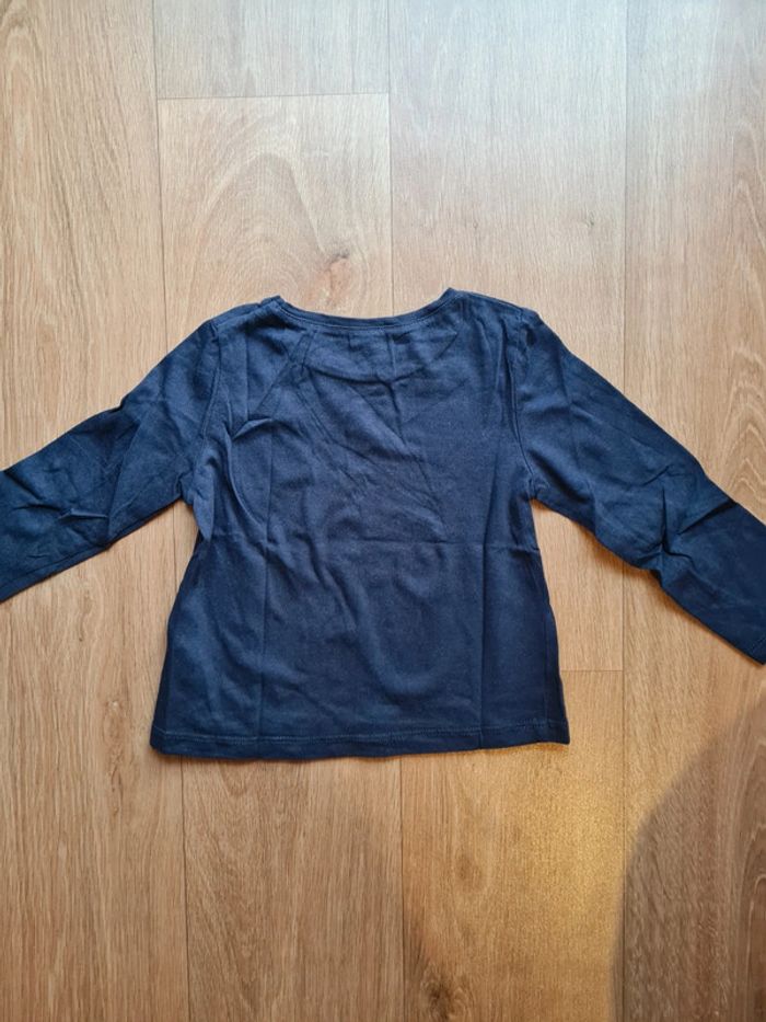 T-shirt manche longue bleu marine 2-3ans TEX - photo numéro 3