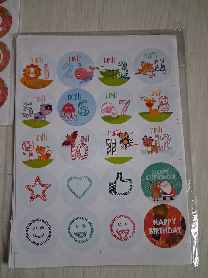 Lot de 3 sachets de 4 planches de stickers - photo numéro 4