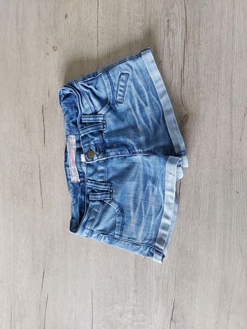 Short court, en jean s, bleu foncé, Jennyfer, taille 34, nickel