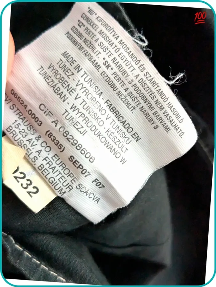 Chemise Levi's Blue homme M - photo numéro 6