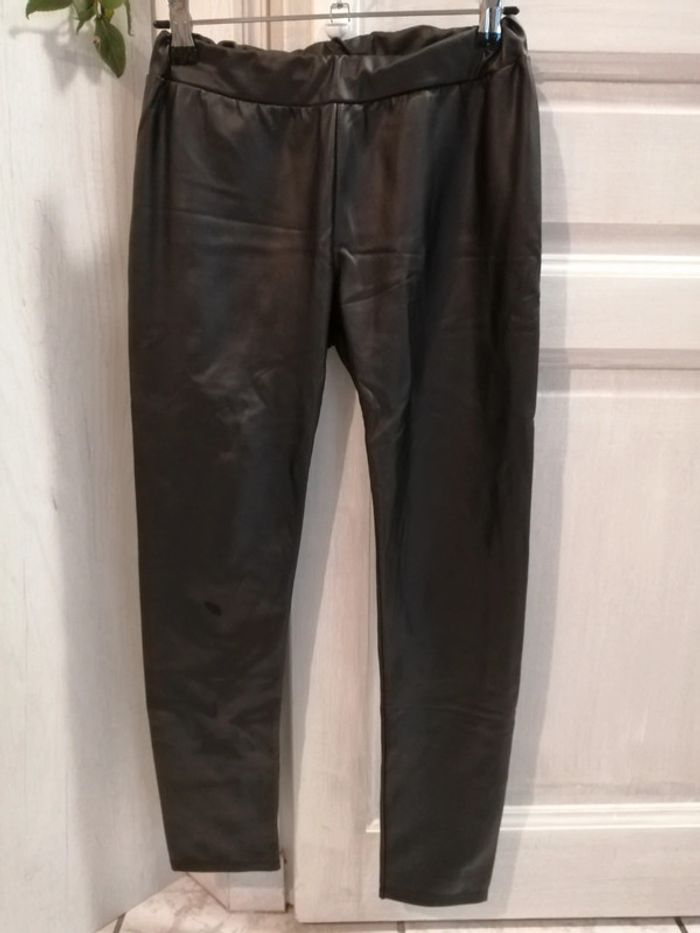 pantalon simili fille - photo numéro 1