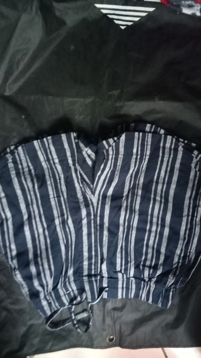 Short rayé fluide  47% cotton - photo numéro 5