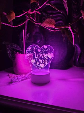 Lampe LED "I Love You" Ambiance Romantique & Douce 💖