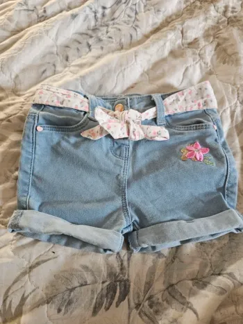 Short en jeans