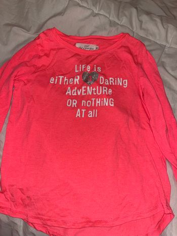 Tee-shirt rose pour fille