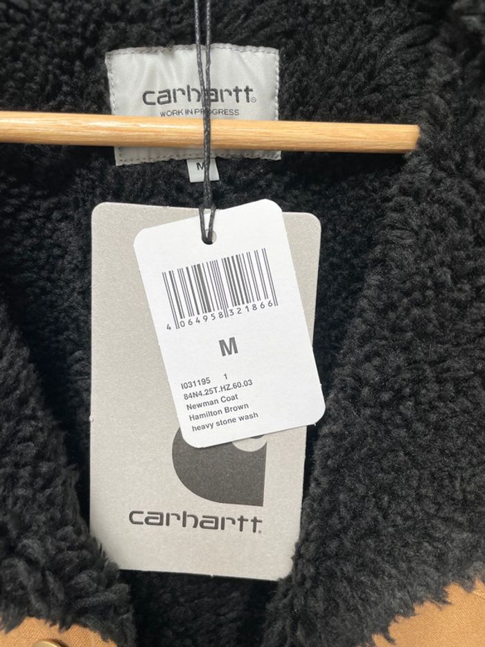 Carhartt WIP Newman Coat - Hamilton Brown - Taille M - photo numéro 6