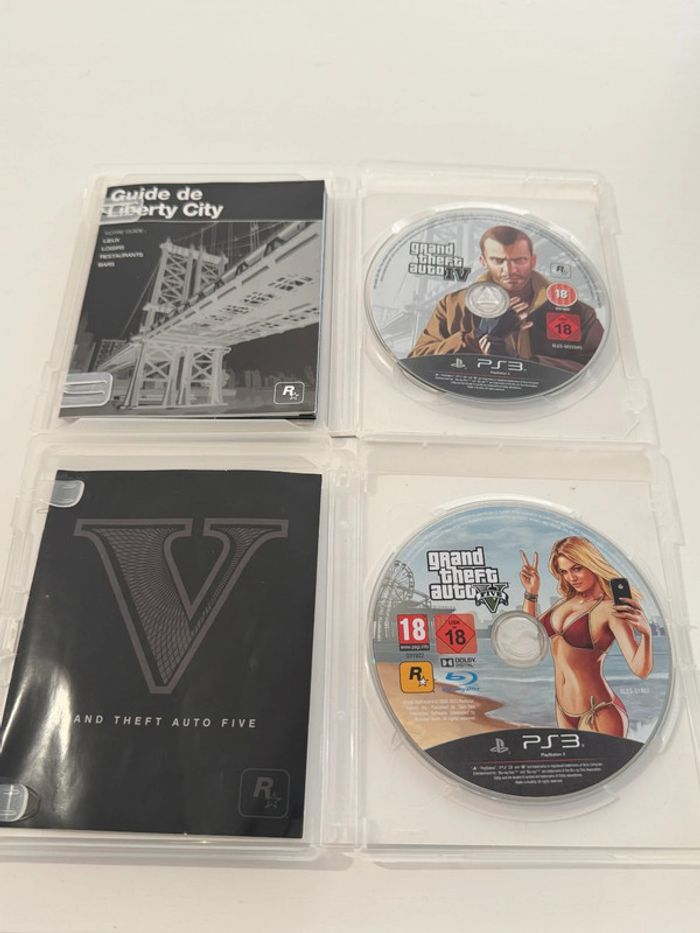 Lot gta IV + gta V - tbe/be - ps3 - photo numéro 3