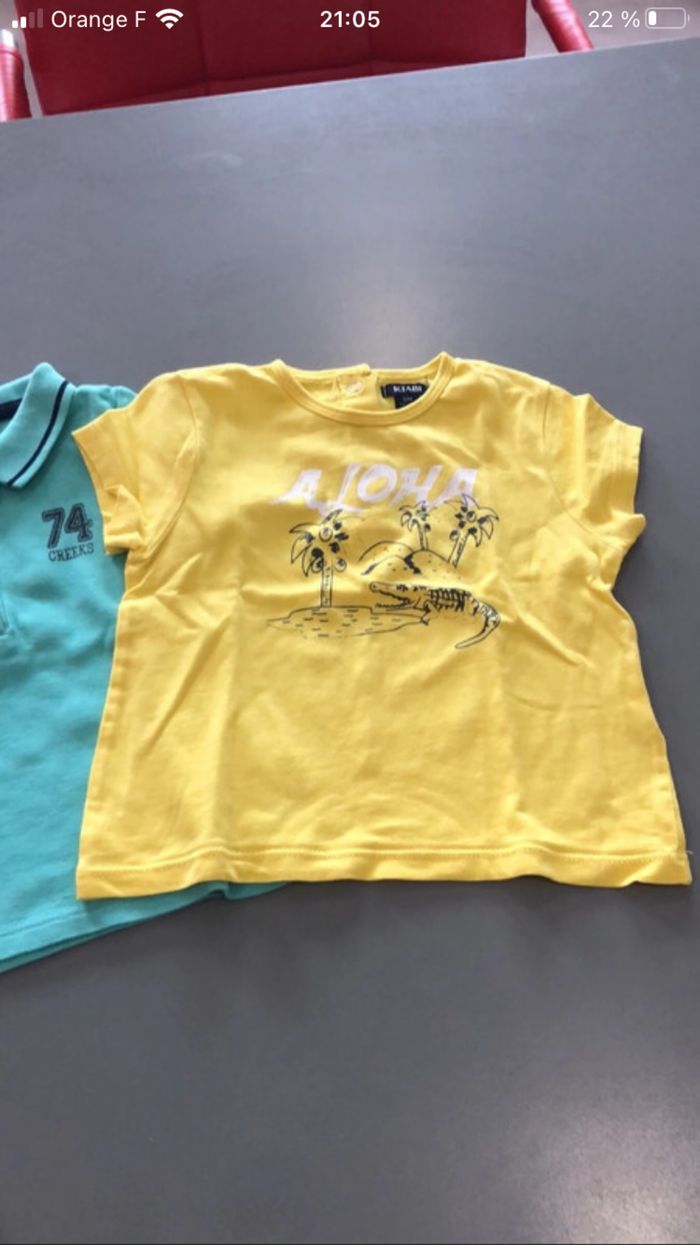 Lot de 3 tee-shirts 12 mois - photo numéro 3