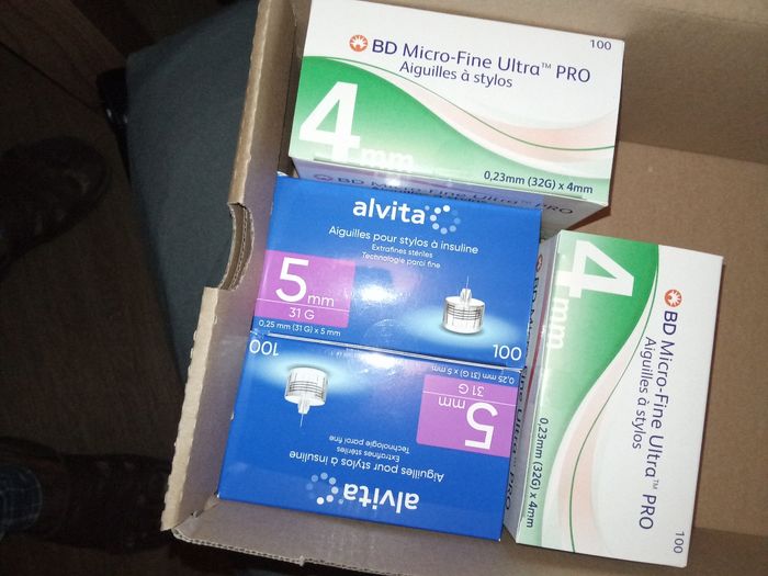 BD Micro fine 4 cartons de 100