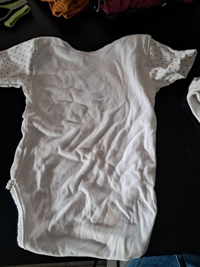 Lot de 3 bodies 18 mois bretelles et mc - petit bateau - photo numéro 5